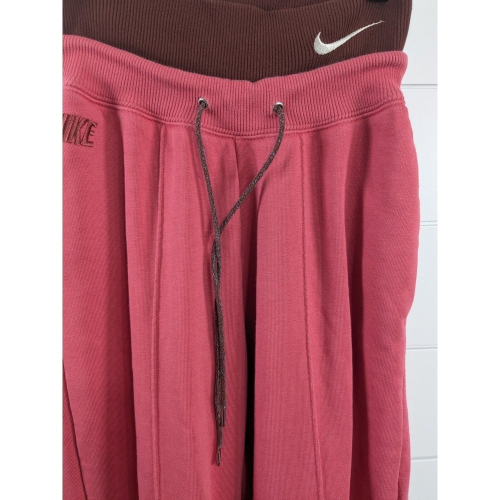Nike Sportswear Womens Icon Clash Double Waisted Joggers sz S Pink Athleisure